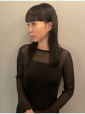 【ニラサキユウマ】ロング × 艶髪カラー