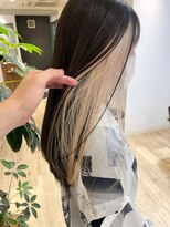 エミス バイ メルト 吉祥寺(emis by melt)&nbsp;【堀惠】インナーカラーイヤリングカラー抜きっぱなしブリーチ