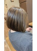 前下がりボブ×フォルムの崩れないカット