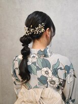 ウィスプ 赤羽店(wisp)&nbsp;ヘアセット 浴衣×編みおろしヘア 玉ねぎヘア/着付け#3