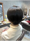 【ALMO】耳かけショート×インナーカラー
