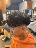 【IRIE HAIR福岡】スペインカール×フェード