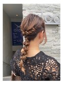 編みおろしヘアセット*alco三軒茶屋