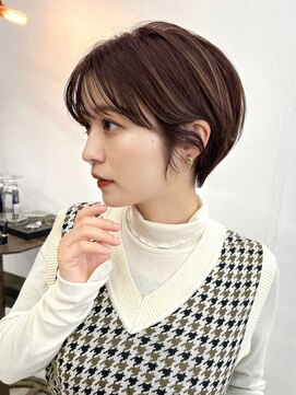 フォト 新宿(foto) イメチェンカット/ショート/ココアベージュ/小顔