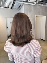 エイト ヘアサロン 渋谷本店(EIGHT)&nbsp;くびれミディアムと透明感カラー♪