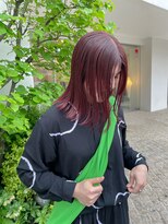 チクロヘアー(Ticro hair) @nkkn15 cassis red