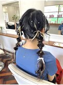 ツイン編み下ろし