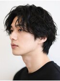 波巻きツイストスパイラルパープルカラーニュアンスデザイン