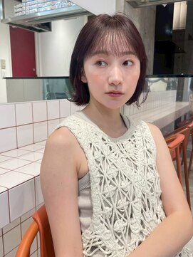 エディット トウキョウ(e.dit tokyo) 【e.dit tokyo miu】ブラウンカラーマロンカラーボブ