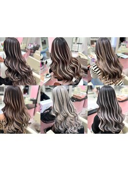 デザインカラーもエクステで簡単イメチェン♪ブリーチなし色落ちなしエクステ２０本で外国人風ヘアの完成◎