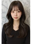 【THiRD】オリーブグレークラゲヘアーココアベージュ