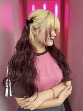 ダズリングディア(Dazzling Deer) 赤／ロング／デザインカラー／ルーツカラー／ハイトーン