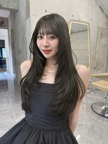 シスター(sister) 韓国ヘア透明感グレージュ×ザグザグレイヤーカット