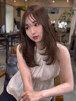 コート 表参道(Cote)&nbsp;美髪レイヤーカット／顔まわりレイヤー／ロングレイヤ 一/前髪