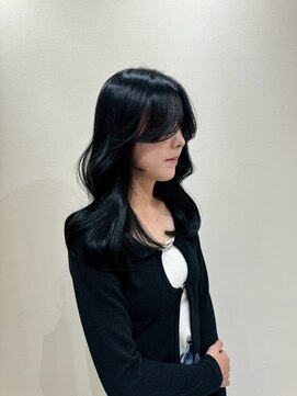 シェノン サントル(CHAINON CENTRE) 梅田/黒髪/クラゲヘアー/オリーブグレー/小顔/ココアベージュ