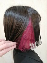 グランアージュ 北千住(grandage)&nbsp;インナーカラーベリーピンクボブ