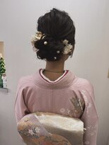 アカネ(Akane)&nbsp;お宮参りアレンジ　ヘアセット着付け　20代　30代