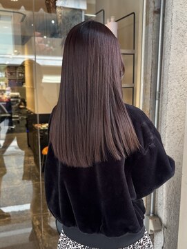 エヴリンアンドペイジ(Evelyn&paige) ラベンダーブラウン/透明感カラー【神戸/元町】