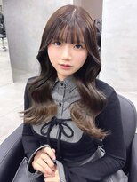 ジエクト カナウ(The Ect canow)&nbsp;グレージュ／レイヤーカット／顔まわりカット／ヨシンモリ