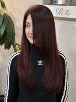 ルーチェ(Lu-che)&nbsp;高発色ローズブラウン/ブリーチ無し/ワンカラーで作るレッド