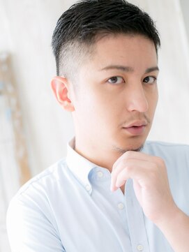 モッズヘアメン 名護大東店(mod's hair men) 20代30代清潔感アップバングリクルートフェードカットｌ名護大東