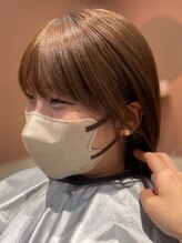 前髪・顔周りを自然に整える｜ナチュラルストレート【前髪縮毛矯正/前髪ストレート髪質改善/縮毛矯正】