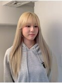 イメチェンケアブリーチベージュ[表参道ダブルカラー縮毛矯正]