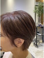 シアン 綱島店(CYAN)&nbsp;透明感ラベンダーベージュ☆隠さず立体ショート
