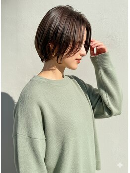 リリー 勝田台店(Lilly)の写真/扱いやすくて大人可愛い小顔ショートヘアが人気♪『新しいけど自分らしい』好印象styleへ☆