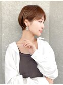 ナチュラルショート/ショートボブ/顔周り/立川/20代30代40代50代
