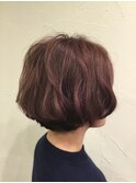 大人かわいいふんわりボブ