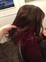 イル(iLu.)&nbsp;レッド系インナーカラー