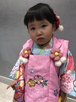 七五三 着付けヘア 女の子☆銀座美容室