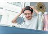【ヘアループ】男性限定★カウンセリング＋増毛エクステ1600本４時間コース