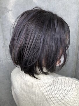 リィリ バイ ロダット 横浜(rili by LODAT) ラベンダーアッシュ×ハイライト【rili横浜】