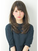 大人美人/外ハネボブ/春カラー/くびれミディアム/20代30代