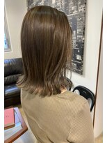 ナナナ パレナ 大津膳所店(nanana parena)&nbsp;透明感オリーブベージュブリーチなし☆ミディアム