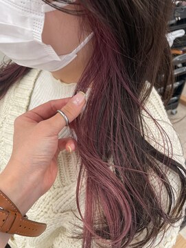  リュクスバトーバイトリコ 船橋南口店(Luxe BATEAU by tricot) Earring color × Long