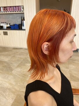 リモア(limore) オレンジカラー/ダブルカラー/デザインカラー