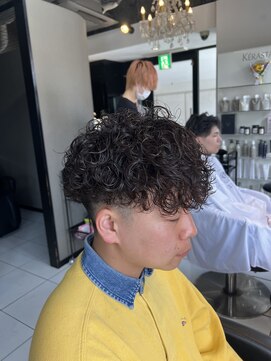 アイズ 海老名(AIZU) プードルパーマ　波巻きスパイラルパーマ　メンズパーマ