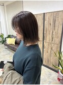 20代 30代 40代 ミディアム 髪質改善 黒髪グレーベージュ