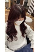 大人ハイトーンワインレッド