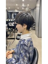 ハルキ ミナト ジャパン オオサカ(HARUKI MINATO japan OSAKA)&nbsp;40代50代小顔似合わせカットくびレイヤーエモージュ大人可愛い