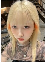 ディーン 岡崎店(DEAN)&nbsp;イヤリングカラーダブルカラーインナーカラーケアブリーチ