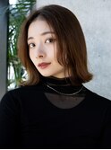 20代30代大人かわいいナチュラル暗髪エアーストレートヘア