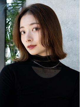 レノラ 本町(LENORA) 20代30代大人かわいいナチュラル暗髪エアーストレートヘア