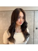 黒髪ロング10代20代韓国風プルエクステ
