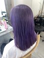 ミリ 北千住(millit)&nbsp;パープルカラー♪【イルミナカラー/ブリーチ/ダブルカラー】