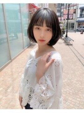 コビーバイジーナ 梅田茶屋町(Coby by Zina) 髪質改善＊ぱっつん前髪ボブ＊美髪【CobybyZina梅田】