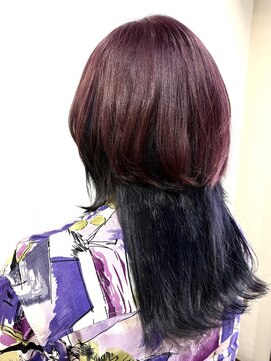 グルグル 新小岩店(GULGUL) デザインインナーカラー ロングウルフ